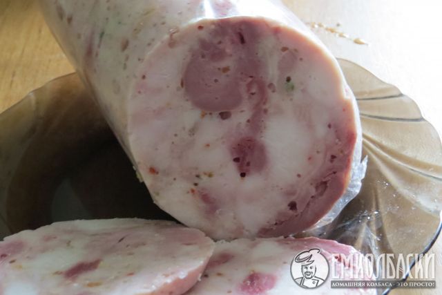 Ветчина куриная с сердечками