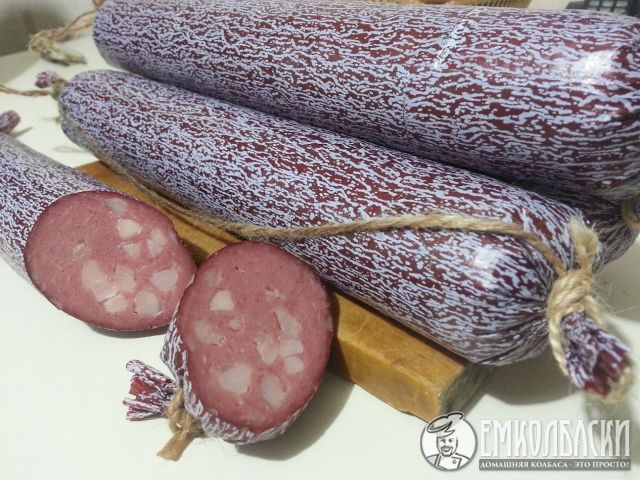 Колбаса московская домашняя 1