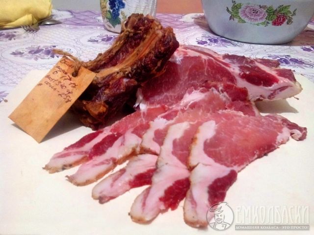 балык на кости сырокопченый балык на кости сырокопченый