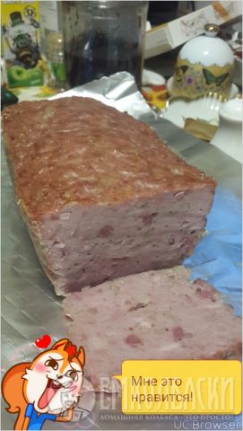 Мясной хлеб ветчинный