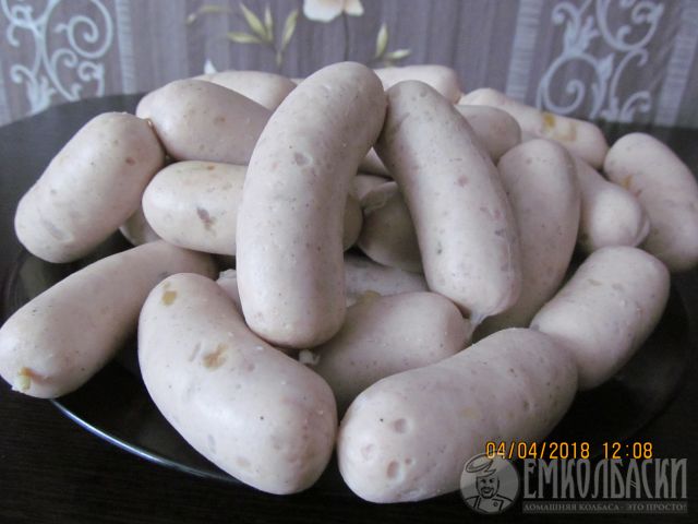 Сосиски молочный с маслом сливочным