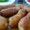 колбаски копченые. свинина+курица