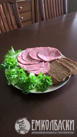 Ветчина Мраморная с домашним хлебушком